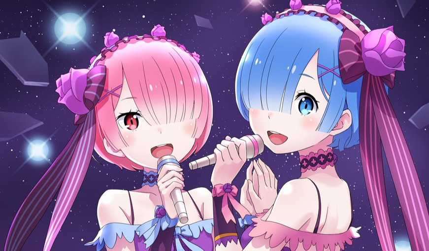 月刊 Comic Alive 2021 年 3 月號《リゼロス》「拉姆&雷姆誕生日記念」特別插圖