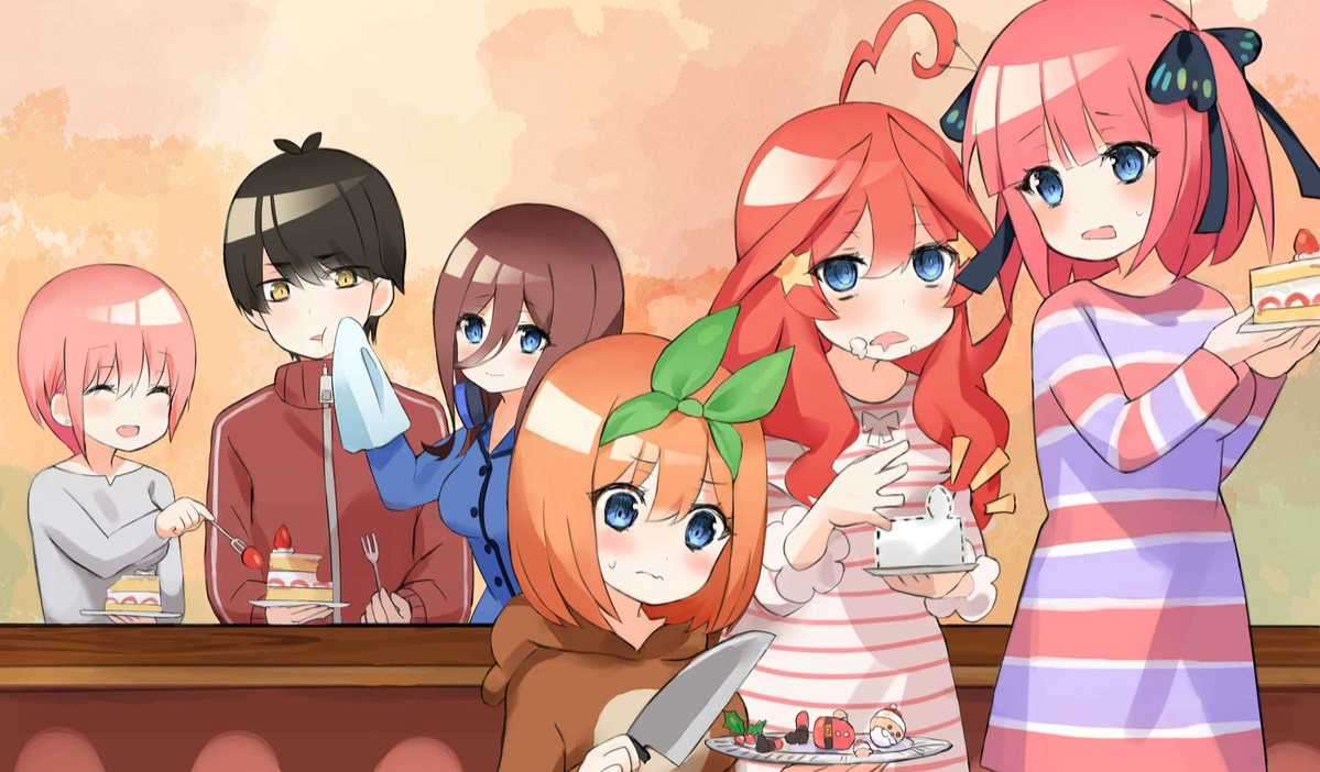 動畫《五等分的新娘∬》第四話紀念插圖公開
